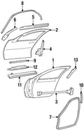 Genuine GM Body Side Molding