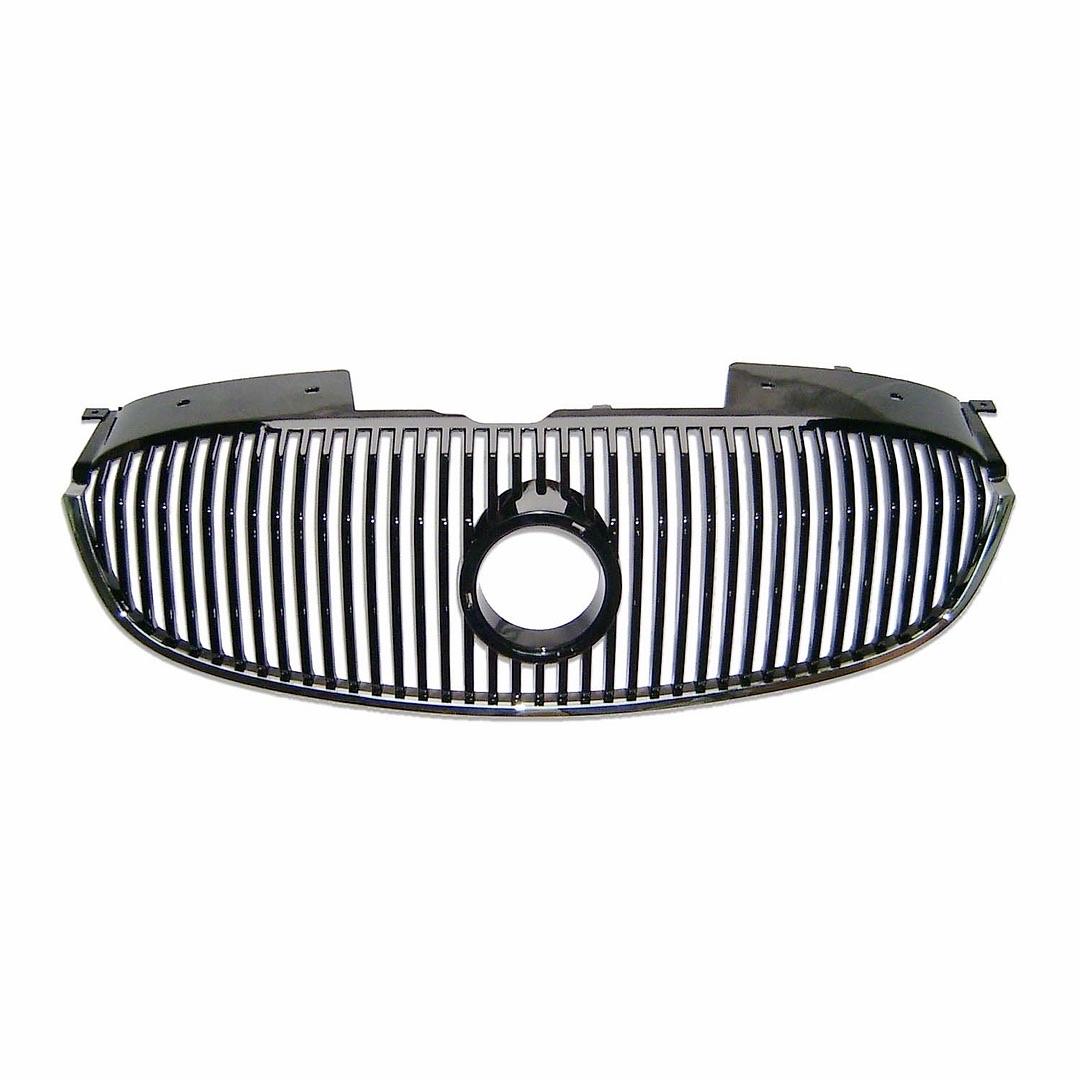 New Premium Fit Black / Chrome Front Grille
