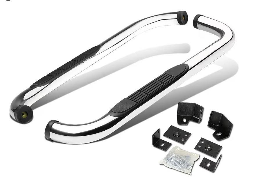 87-06 Jeep wrangler 2dr chrome running boards nerf bar