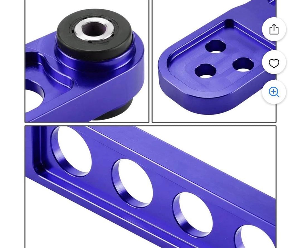 2001 to 2005 Honda Civic ES / EM / EP3 Aluminum Rear Suspension Lower Control Arms (Blue) 02 03 04