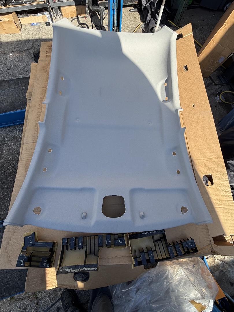 13-15 Chevy Spark Light titanium headliner oem part