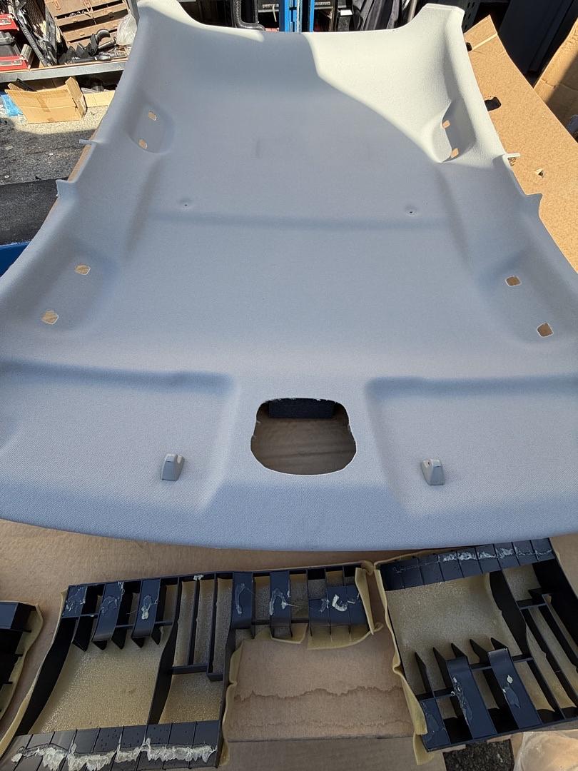 13-15 Chevy Spark Light titanium headliner oem part