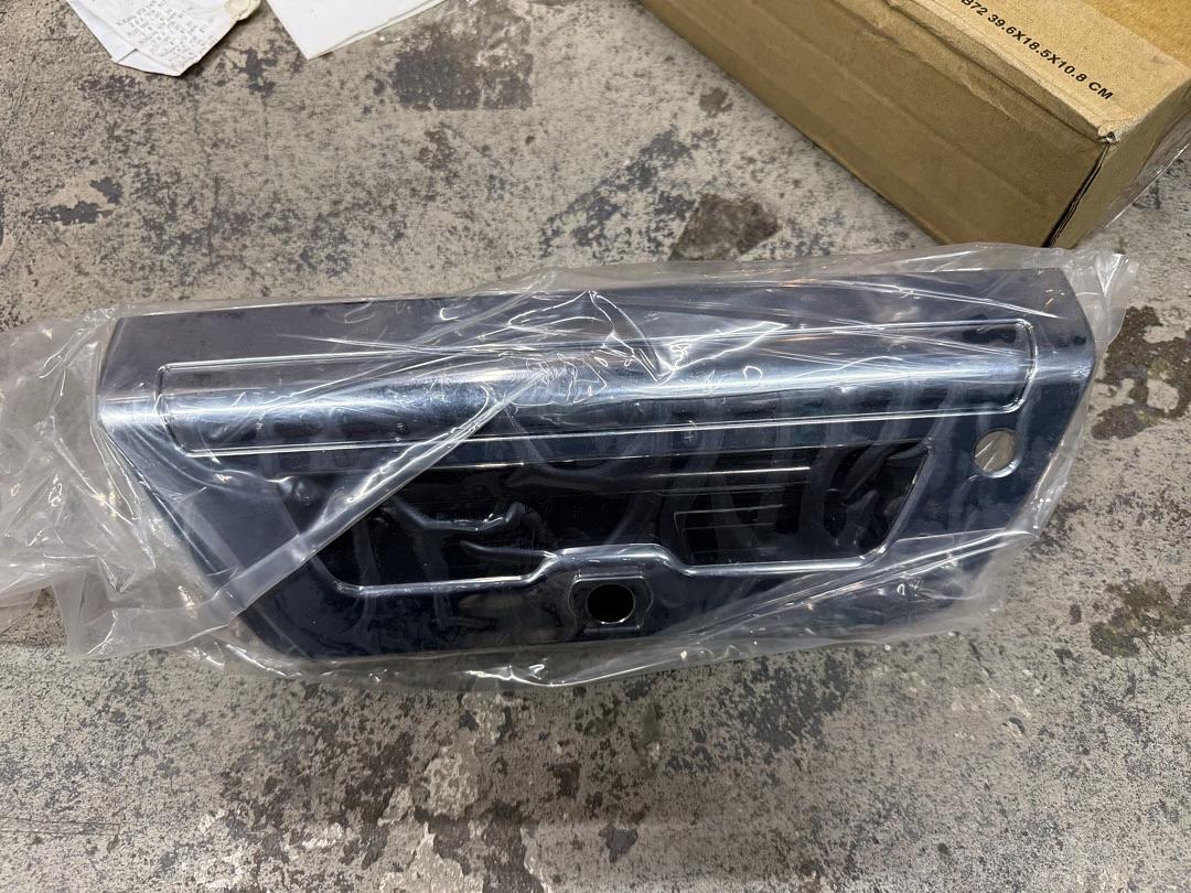 Rear chrome Tailgate Handle Compatible with F150 2015-2020/w/Camera Hole; w/Keyhole, 97696, 15709,