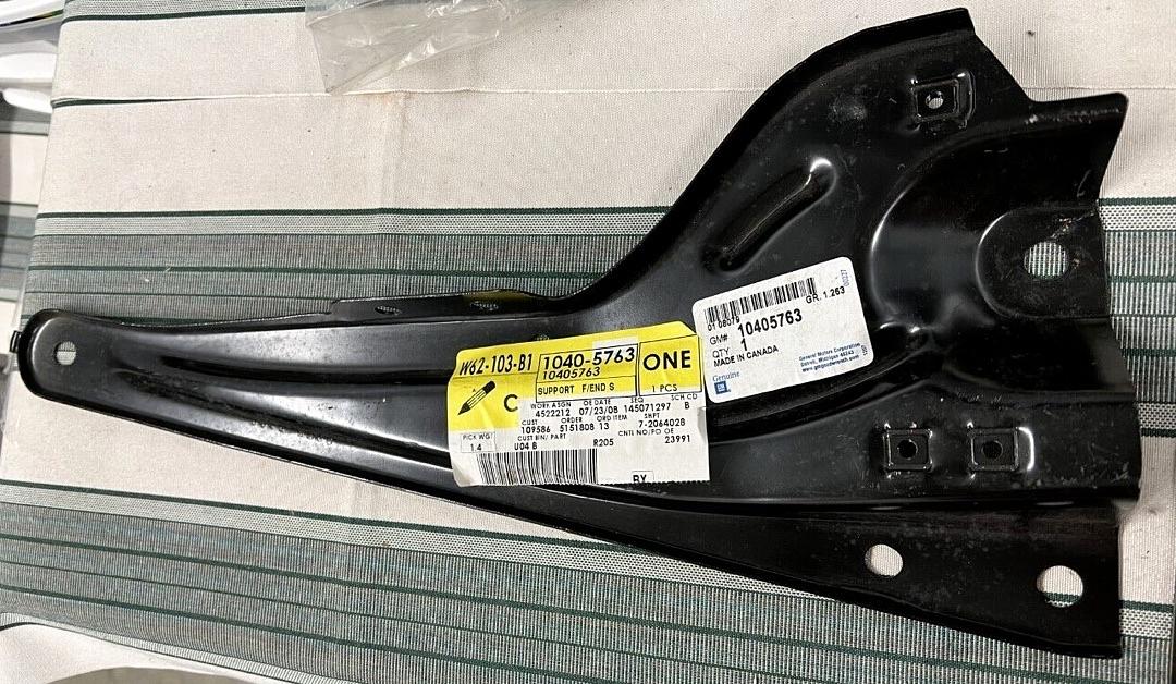 Genuine GM Front Bumper Impact Bar Brace OEM