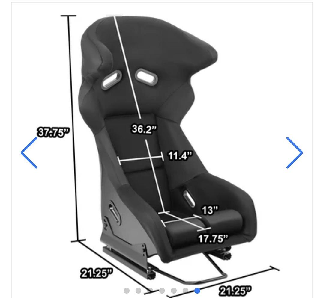 SUEDE LEATHER RACING BUCKET SEATS UNIVERSAL