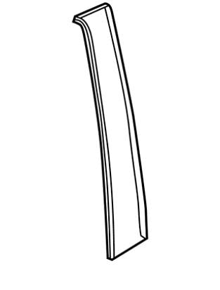 GM Tape, Front Side Door Window Frame Rear Applique