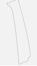 Genuine GM Front Driver Side Door Window Frame Rear Blackout Tape