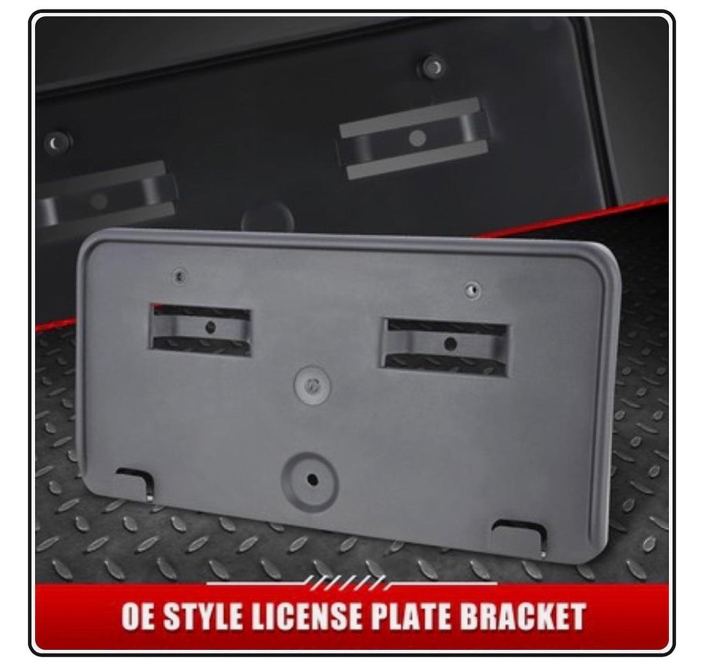 FOR 12-18 FORD FOCUS FRONT BUMPER LICENSE PLATE MOUNTING BRACKET KIT TAG HOLDER