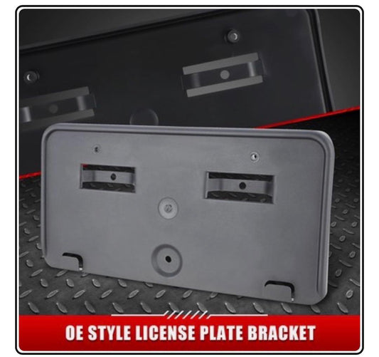 FOR 12-18 FORD FOCUS FRONT BUMPER LICENSE PLATE MOUNTING BRACKET KIT TAG HOLDER