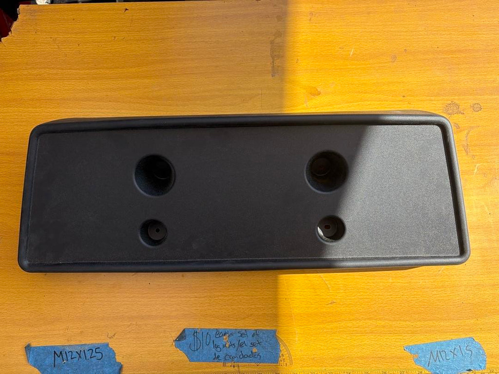 2007-2014 Cadillac Escalade Front License Plate w/Attachment Kit