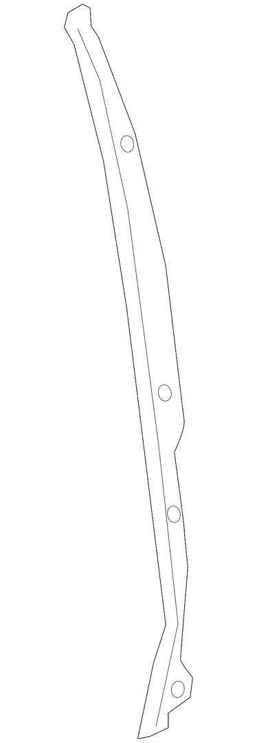 GM# 19-23 Cadillac XT4 Genuine GM Front Passenger Side Door Front Auxiliary Weatherstrip