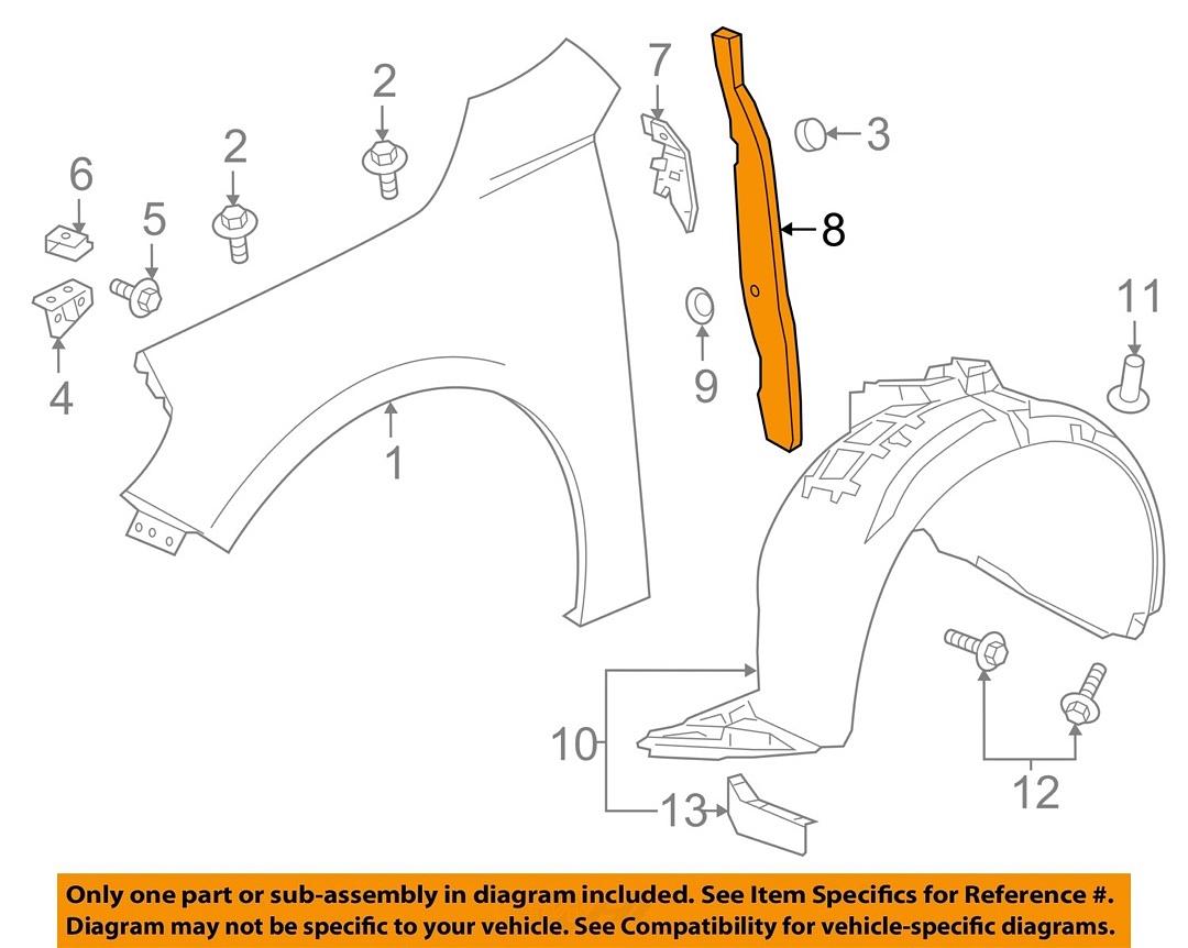 OEM 16-24 Malibu Fender Fender Components-Rear Insulator
