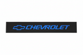 Blue Lettering W Blk Background Vinyl Sticker