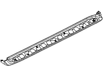 12477818 | 00-03 Chevy Suburban / GMC Yukon Cover,Asst Step Finish (RH) *Black