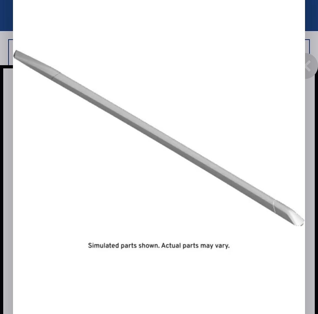 GM# 2015 - 2020 CADILLAC ESCALADE OEM LEFT OVERHEAD ROOF LUGGAGE RAIL