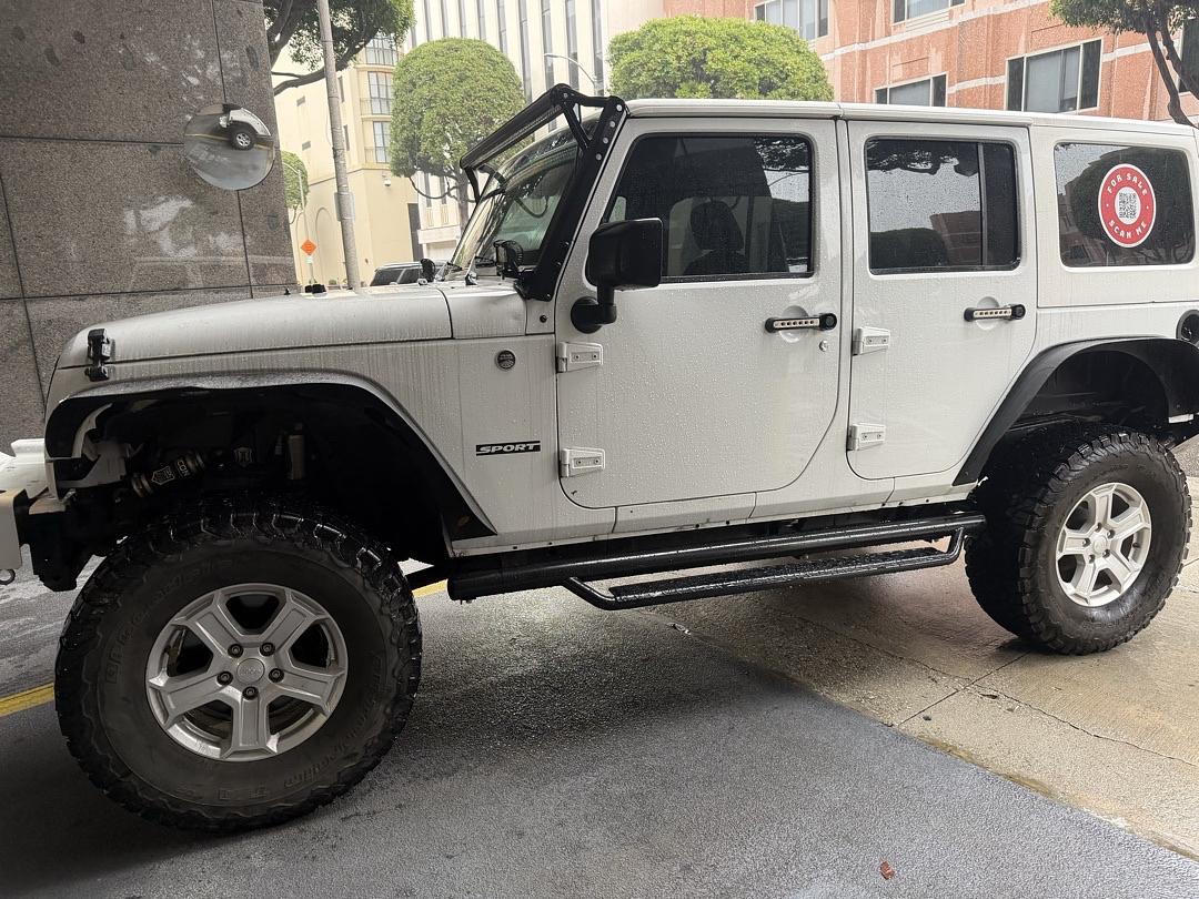 07-17 Jeep wrangler 4dr JK off road style running boards