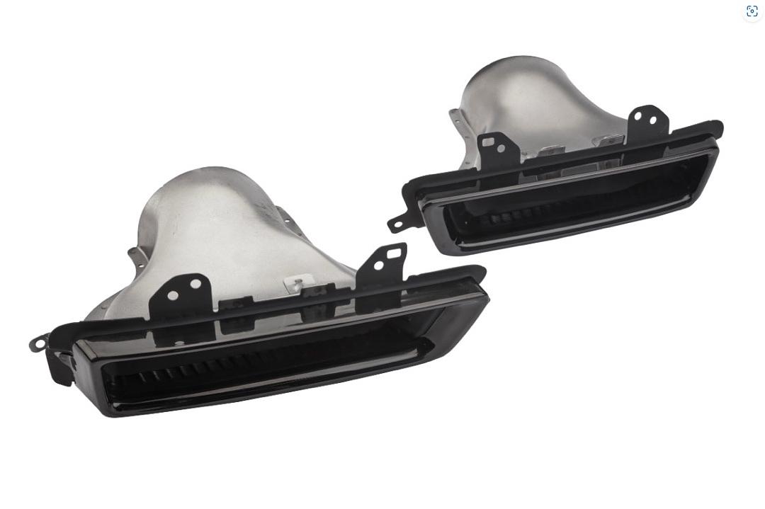 2021-2025 Cadillac Escalade Rear Exhaust Bezels in Black GM OEM NEW non sport trim