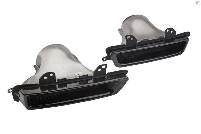 84513507 | 2021-2025 Cadillac Escalade Rear Exhaust Bezels in Black GM OEM NEW non sport trim