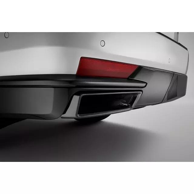 84513507 | 2021-2025 Cadillac Escalade Rear Exhaust Bezels in Black GM OEM NEW non sport trim