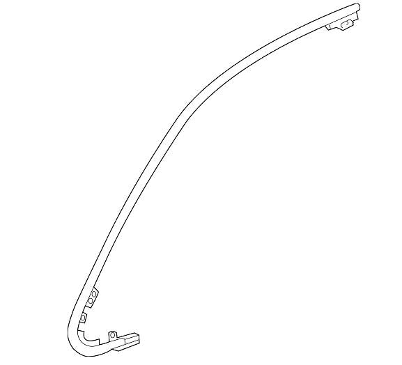 84550280 | Genuine General Motors 2019-2026 GMC SIERRA 1500 DENALI SLE SLT ULTIMATE Molding Asm-Frt S/D Wdo Upr Rvl