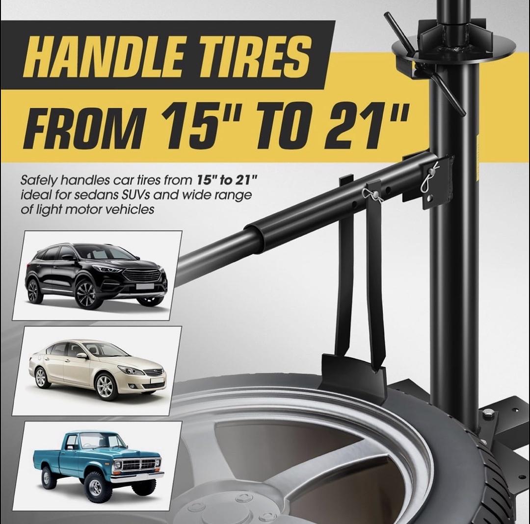 Manual Tire Changer Portable Hand Bead Breaker Tire Machine for 15