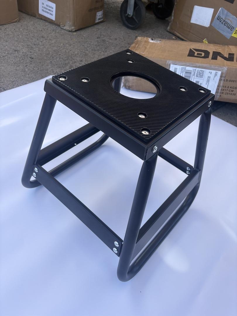 1000lbs Heavy Duty Steel Motorcycle Dirt Bike Stand Maintenance Platform Panel
