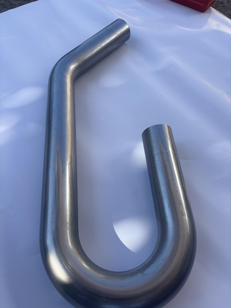 3” Inch 30/180 Degree Mandrel Bend 304 Metal / Steel Universal