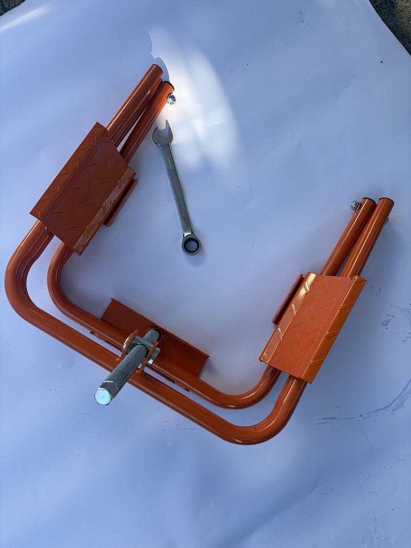 Light Trailer RV Tire Leveler Fit For Wheel Diameter:13 in.-15 in (Orange)