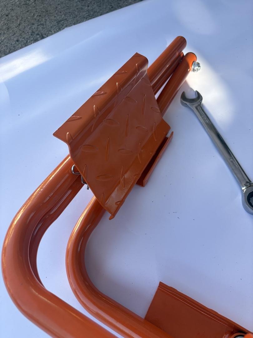 Light Trailer RV Tire Leveler Fit For Wheel Diameter:13 in.-15 in (Orange)