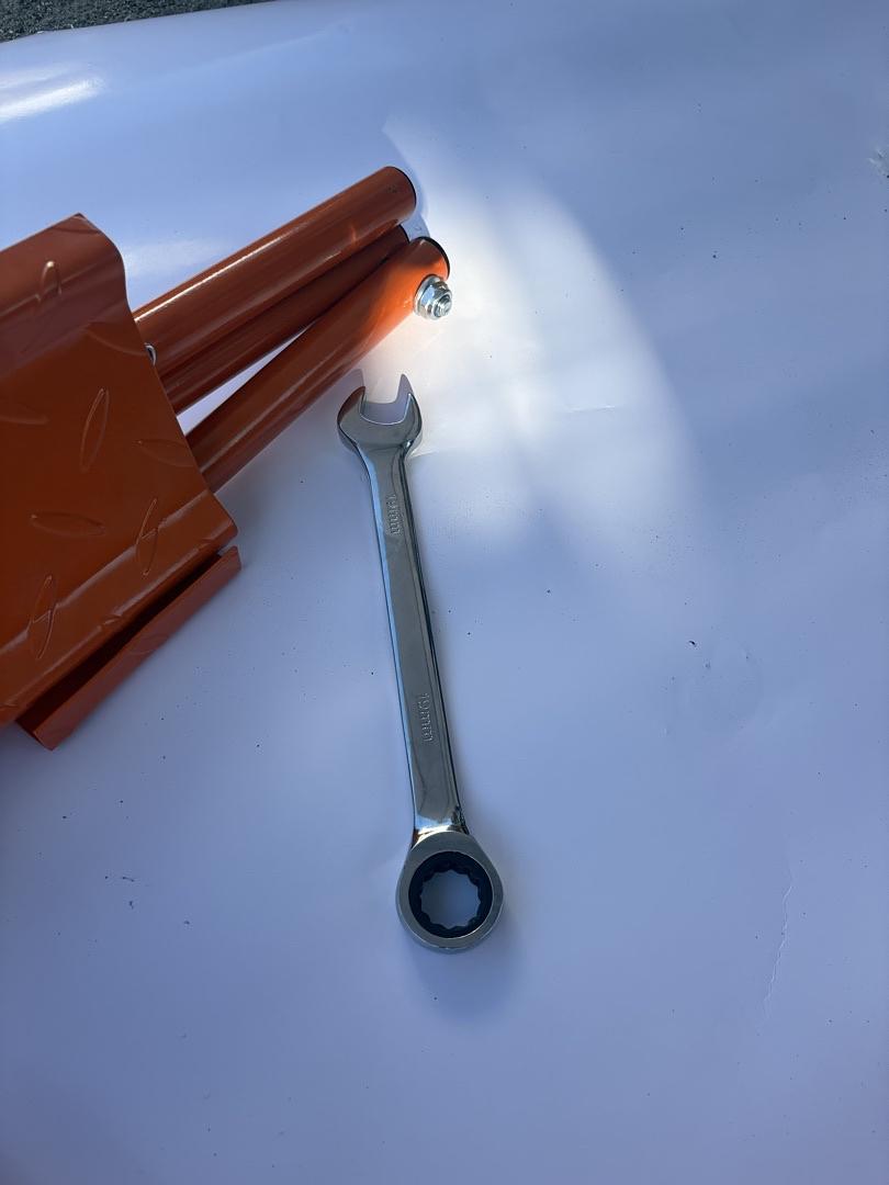 Light Trailer RV Tire Leveler Fit For Wheel Diameter:13 in.-15 in (Orange)