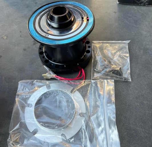 Aluminum Black Steering Wheel Hub Adapter 84-04 Ford Mustang, 84-86 Ranger, 84-88 Thunderbird