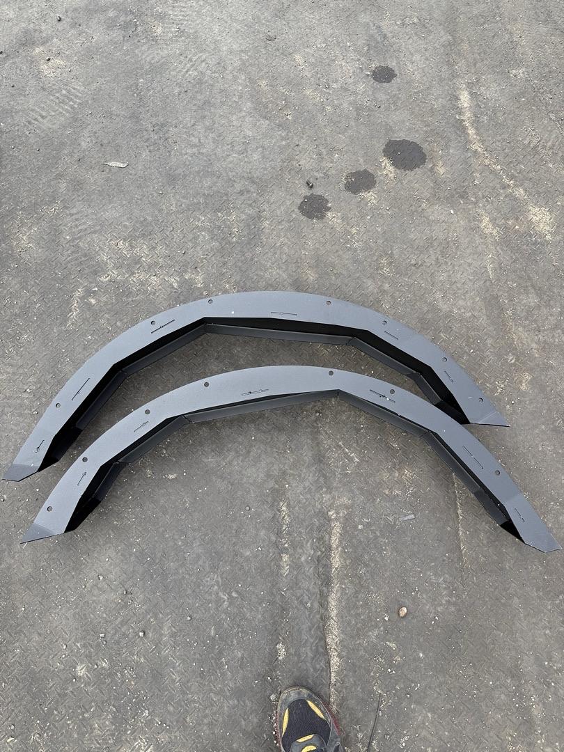 Front Fender Flares Compatible With Ford Bronco 4Dr 2021-2024, Excludes Everglades, Heritage & Raptor Models