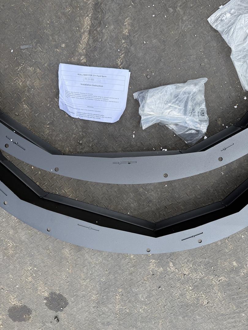Front Fender Flares Compatible With Ford Bronco 4Dr 2021-2024, Excludes Everglades, Heritage & Raptor Models