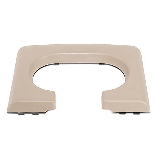 Center Console Cup Holder Trim Pad Armrest Lid Compatible with 2004-2014 F-150 W/ 40/20/40 Bench Seat,Tan