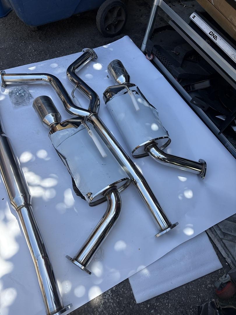04-08 Nissan Maxima A34 V6 Catback Exhaust w/Muffler Tip - Stainless Steel