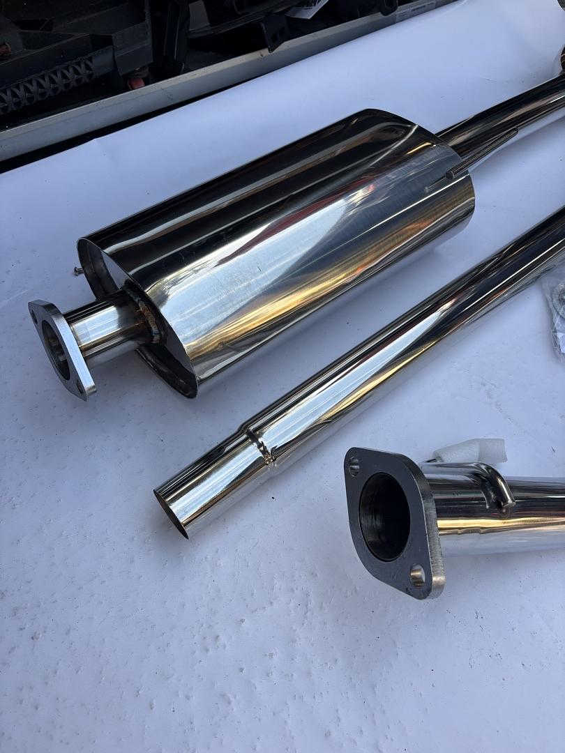 93-99 Volkswagen Jetta Catback Exhaust w/Muffler Tip - Stainless Steel