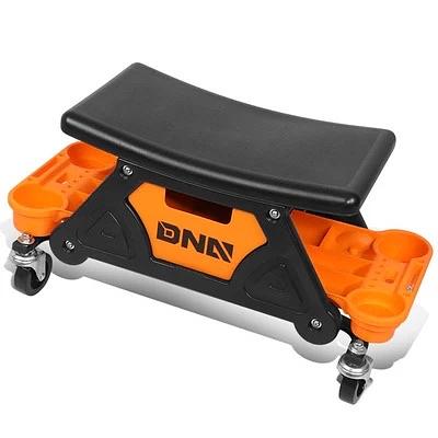 Rolling Work Seat Storage Mechanic Stool - 25-1/2 in. X 13 in. X 12 in.