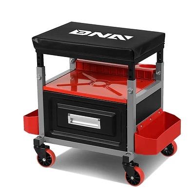 Roller Seat Creeper Storage Mechanic Stool - 17.5 in. X 23.6 in. X 15.8 in.