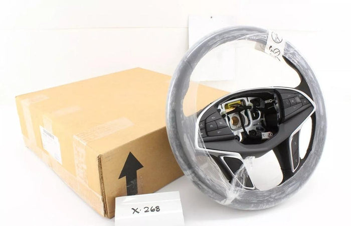 84214035 | GM OEM Leather Steering Wheel Cadillac XT5 2017-2021 Black no heat