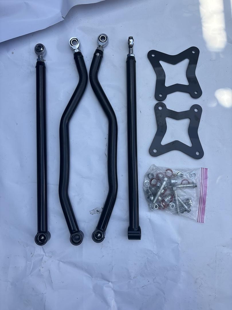 14-23 Polaris RZR Black Powdercoated Front Upper Lower Control Radius-Arms