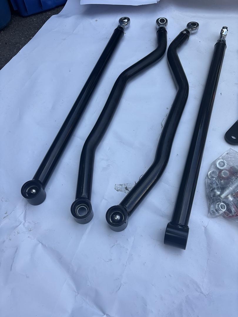 14-23 Polaris RZR Black Powdercoated Front Upper Lower Control Radius-Arms