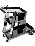 Welding Cart for TIG MIG Welder and Plasma Cutter, Heavy Duty 3 Tiers Rolling Welding Cart, Rolling Welding Trolley w/36