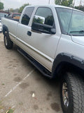 99-06 CHEVY SILVERADO / GMC SIERRA CREW CAB IARMOUR BLACK RUNNING BOARDS