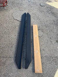 21-26 CHEVY SUBURBAN BLACK 6” POINTY FLAT STYLE