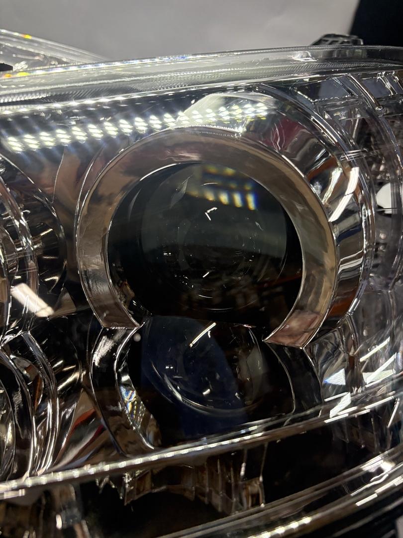 10-12 Lexus es350 chrome amber headlights