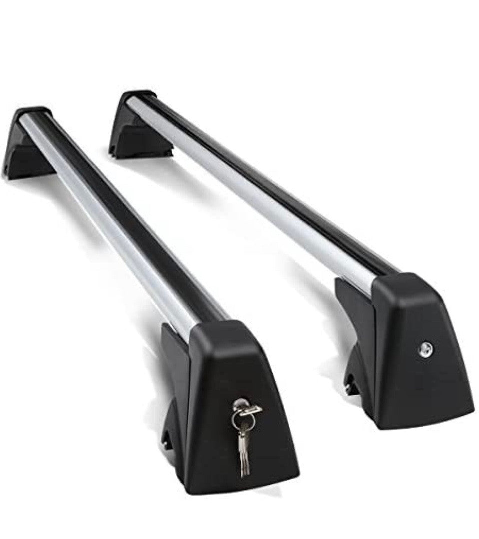 09-15 BMW X1 OE STYLE ALUMINUM ROOF RACK RAIL CROSS BAR CARGO CARRIER W/LOCK
