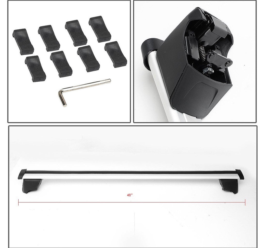 ALUMINUM ROOF RAIL CROSS BAR [FOR 09-16 AUDI Q5], 1 PACK