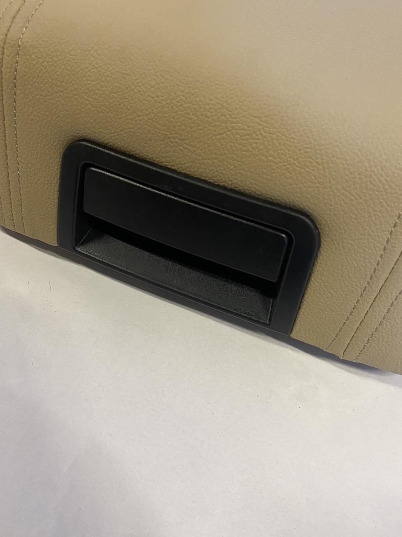 CENTER CONSOLE ARM REST LID LATCH KIT REPLACEMENT BEIGE FOR 04-08 F150 MARK LT, PEBBLE TAN