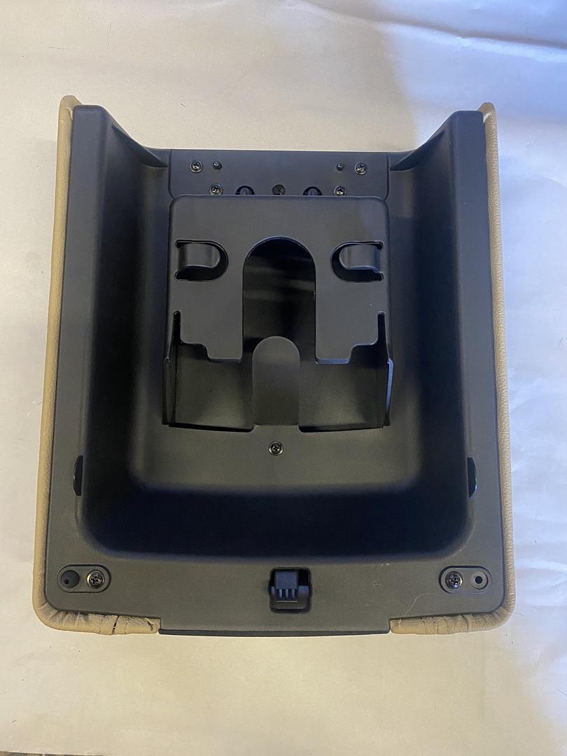 CENTER CONSOLE ARM REST LID LATCH KIT REPLACEMENT BEIGE FOR 04-08 F150 MARK LT, PEBBLE TAN