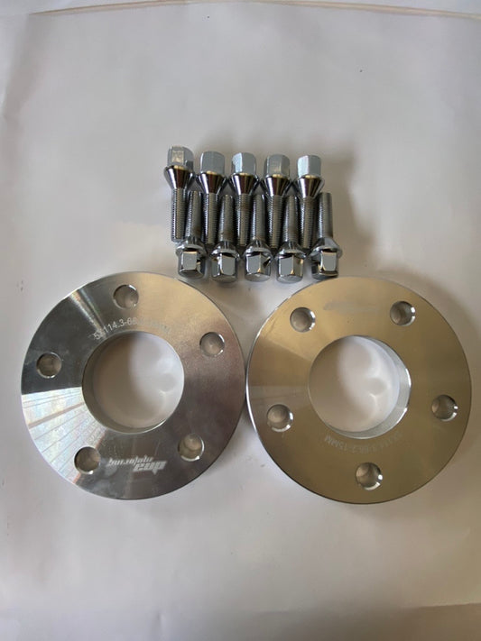 5X114.3-66.2-15MM M12X1.5 WHEEL SPACERS